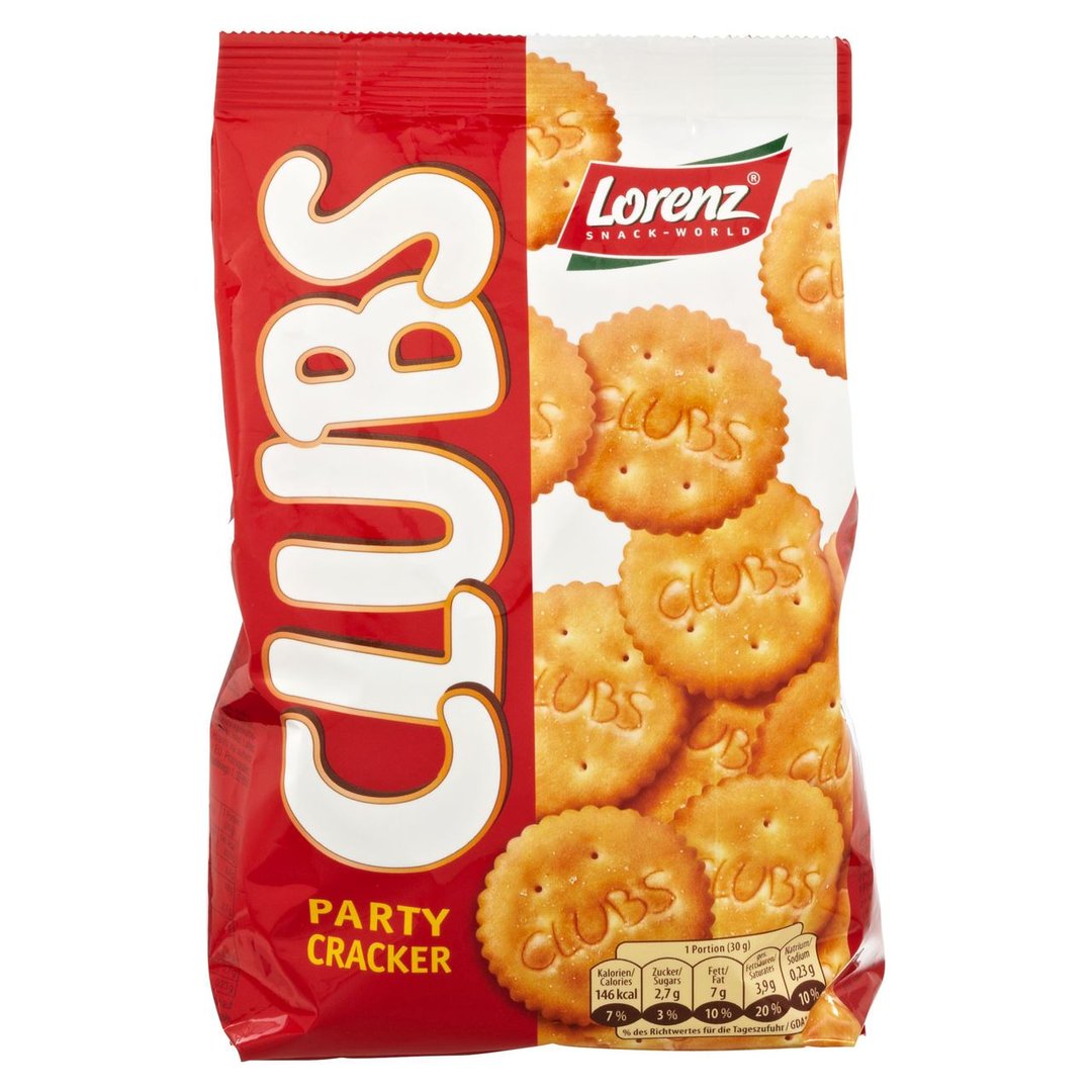 Lorenz - Clubs Party Cracker fein gesalzen 200 g Beutel