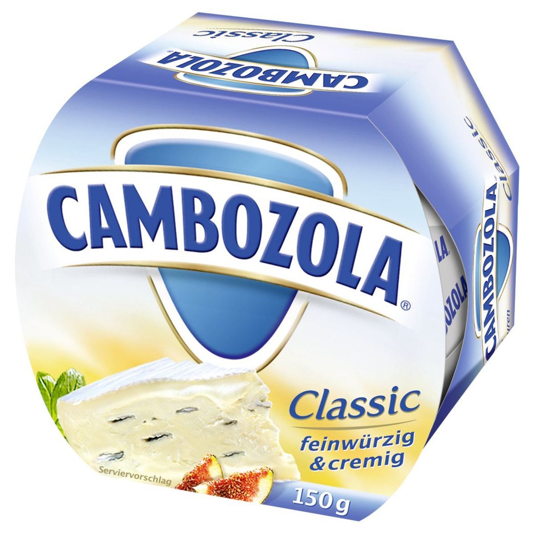 Cambozola - Classic Weichkäse mit blauen Edelkulturen, 70 % Fett 150 g Packung