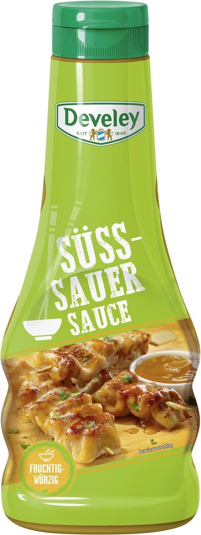 Develey - Süßsauer Sauce würzig-fruchtig 250 ml Flasche