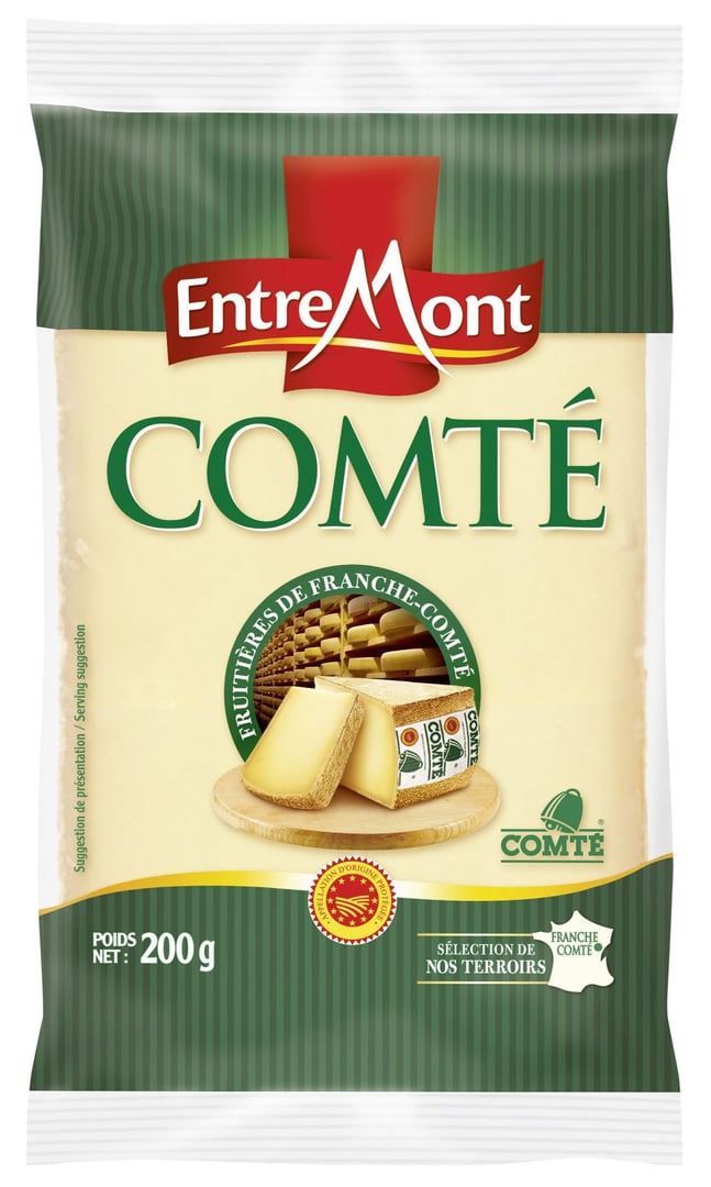 Entremont - Comté AOP Portion 45 % Fett - 200 g Packung