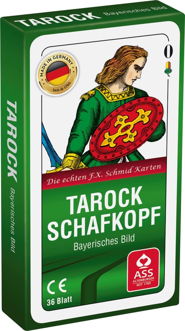 Ass Tarock / Schafkopf, bayerisches Bild