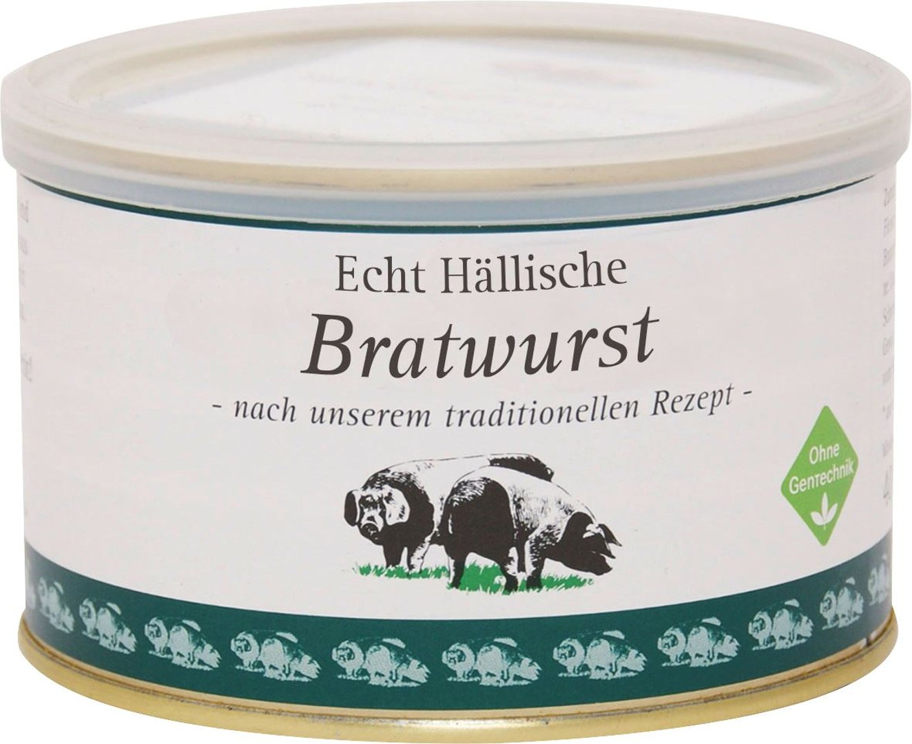 Echt Hällische - Bratwurst grob Schwein - 1 x 400 g Dose