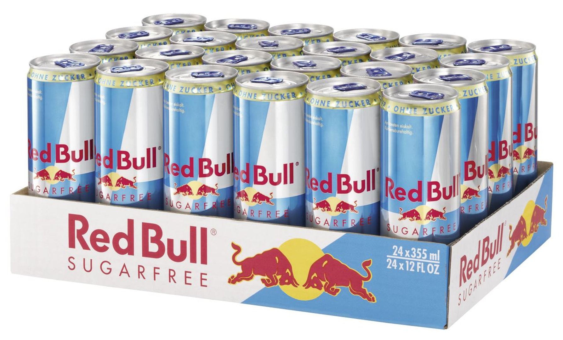 Red Bull - Energy Drink Sugarfree Glas - 24 x 355 ml Dosen