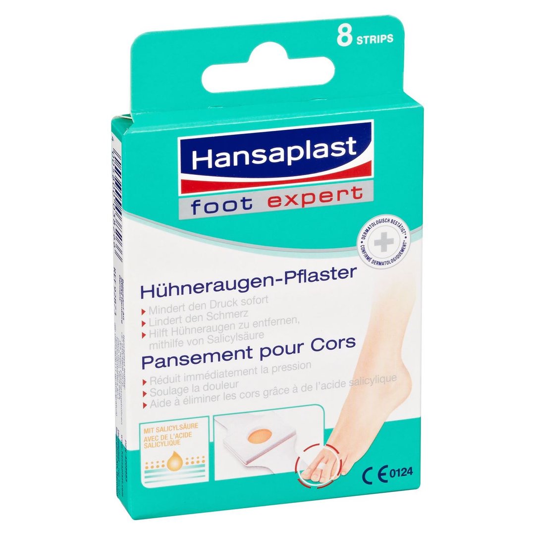Hansaplast Foot Expert Hühneraugen-Pflaster 6,8 x 1,9 cm, 8 Stück