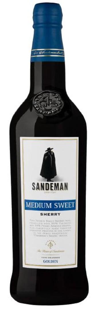 Sandeman - Medium Sweet Sherry 15 % Vol. 6 x 0,75 l Flaschen