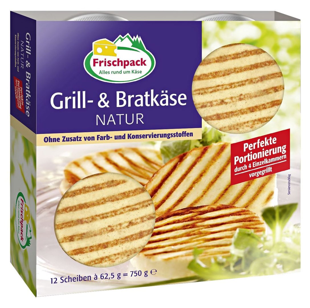 Frischpack - Grill & Bratkäse Natur 45 % Fett 750 g