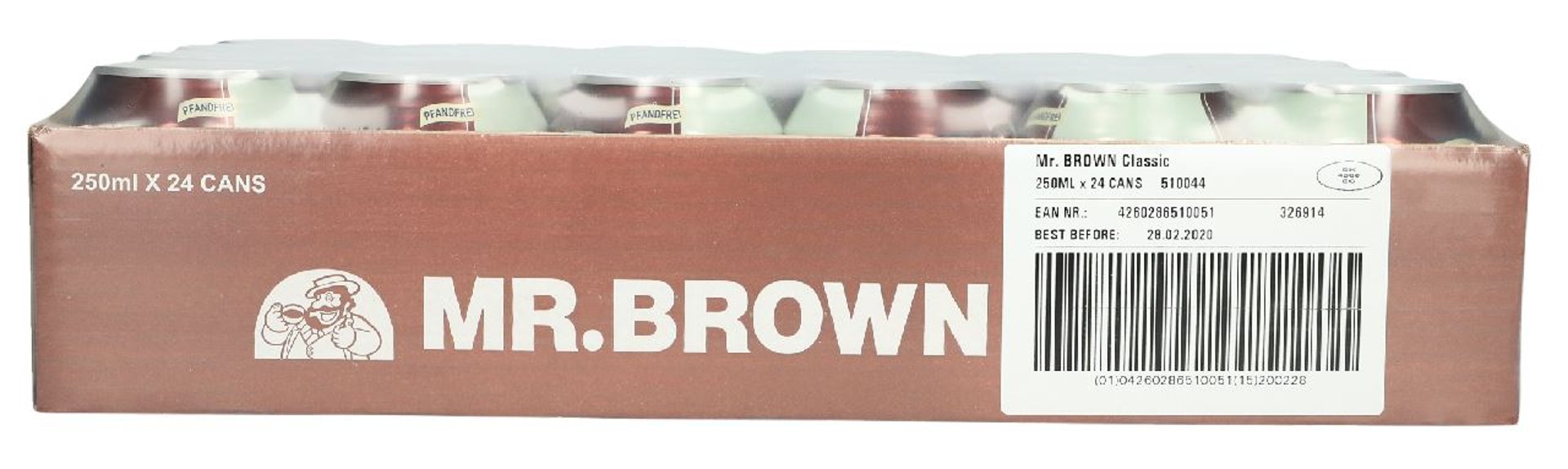 Mr. Brown - Classic Coffee Drink - 24 x 0,25 l Dosen