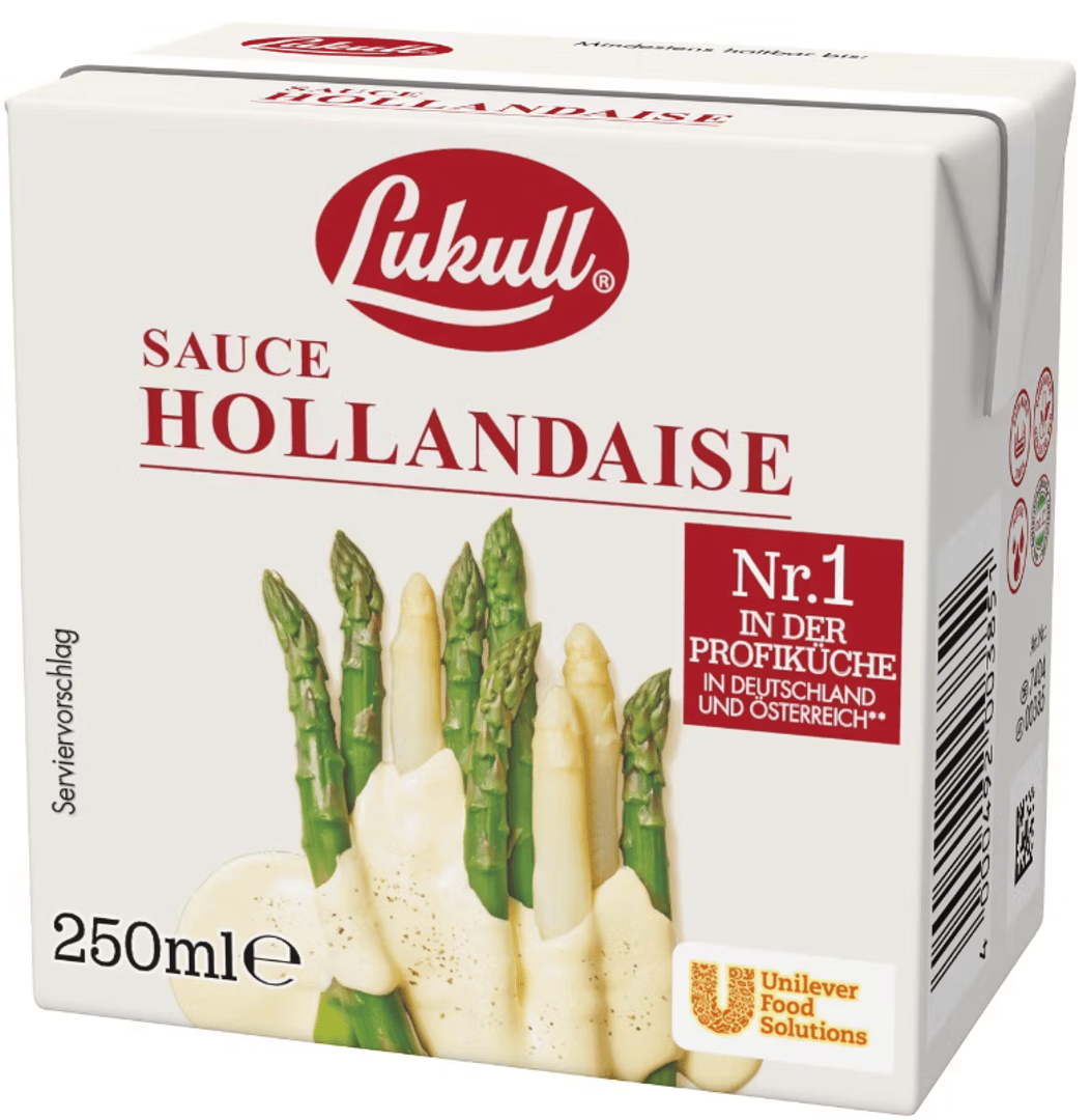 Lukull - Sauce Hollandaise 52 % Fett - 250 ml Faltschachtel