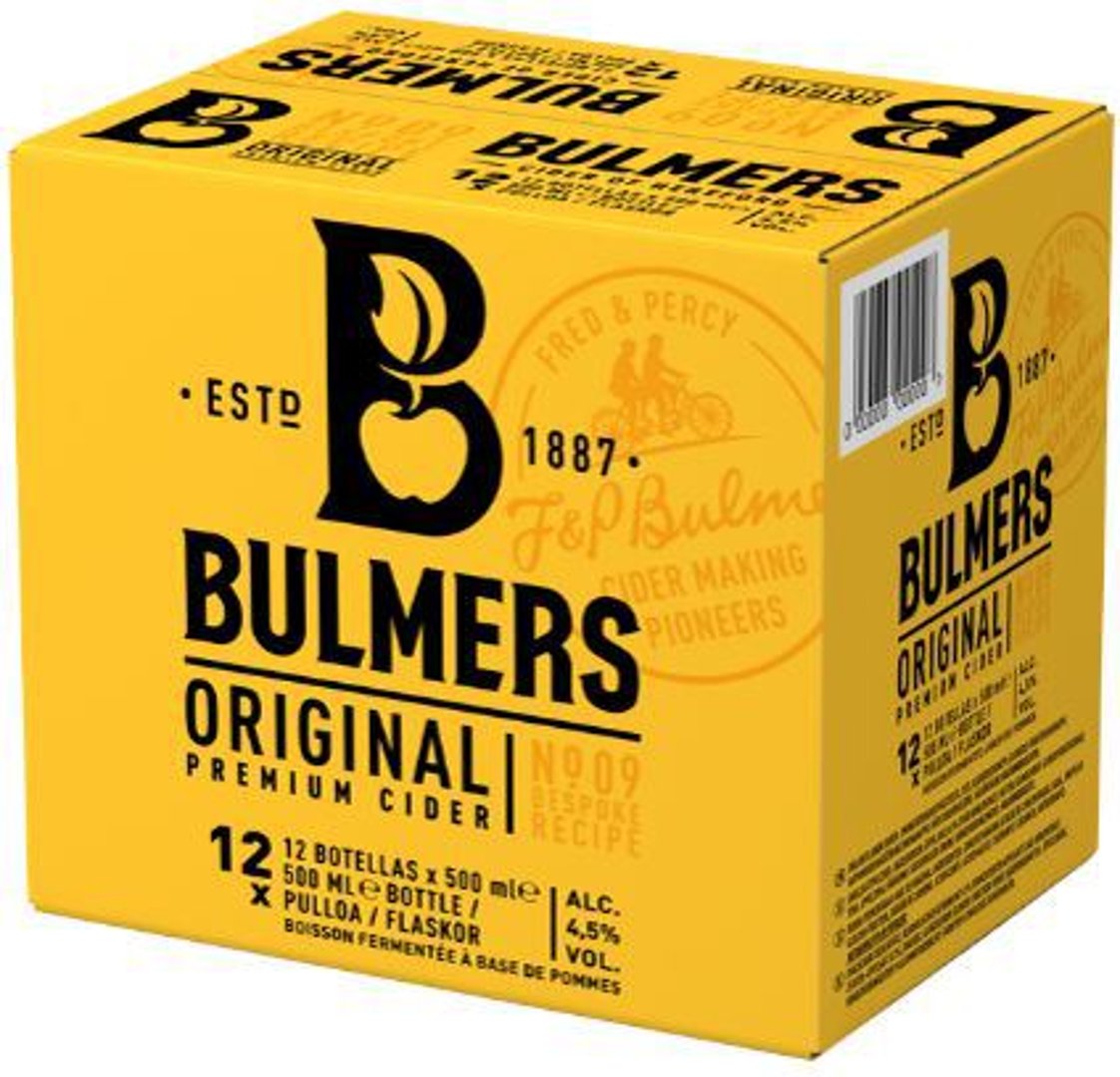 Bulmers - Original Apfelwein - 12 x 0,50 l Flaschen