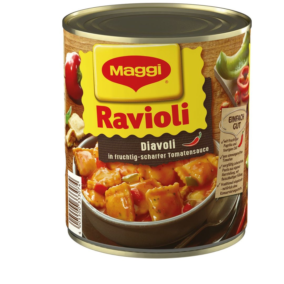 Maggi - Ravioli Diavoli in scharfer Tomatensauce 800 g Dose