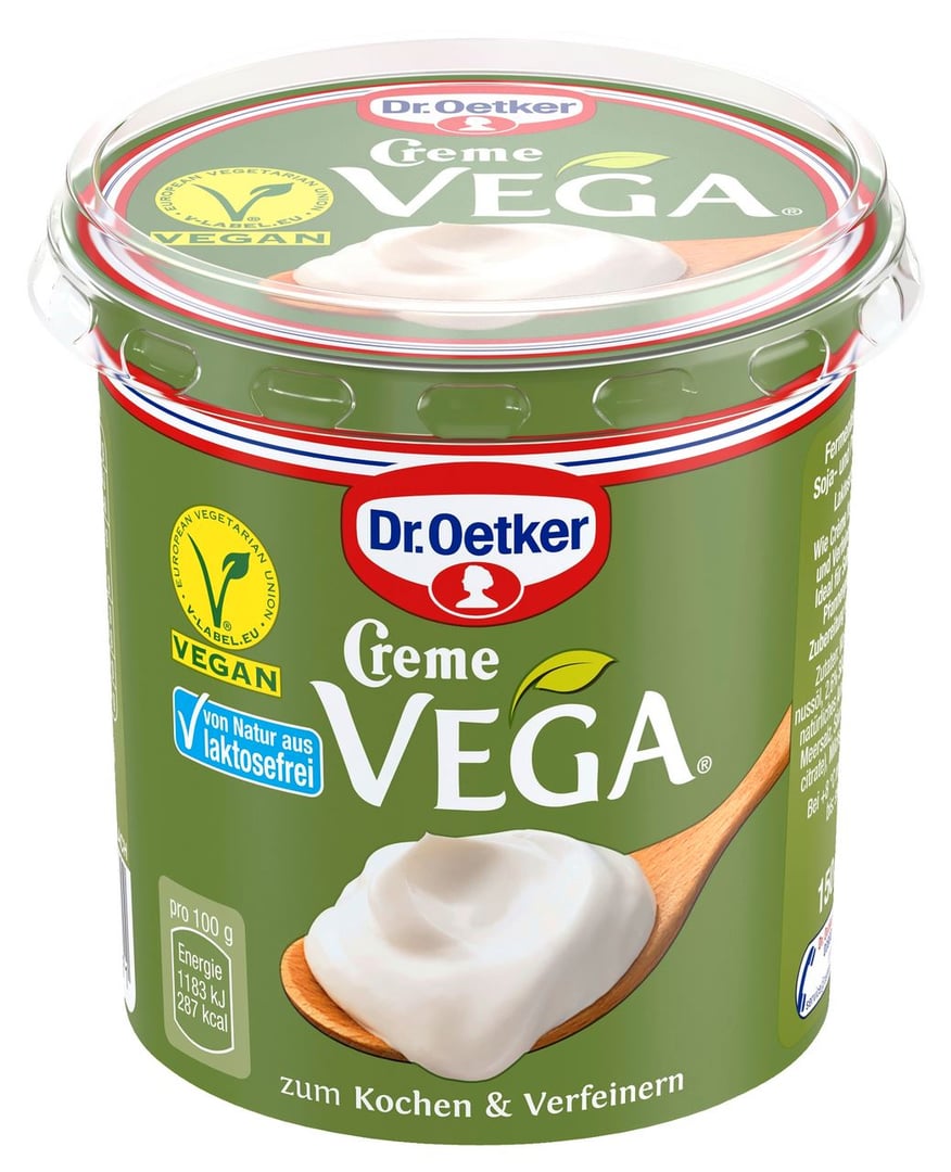 Dr. Oetker - Creme Vega vegan gekühlt - 150 g Becher