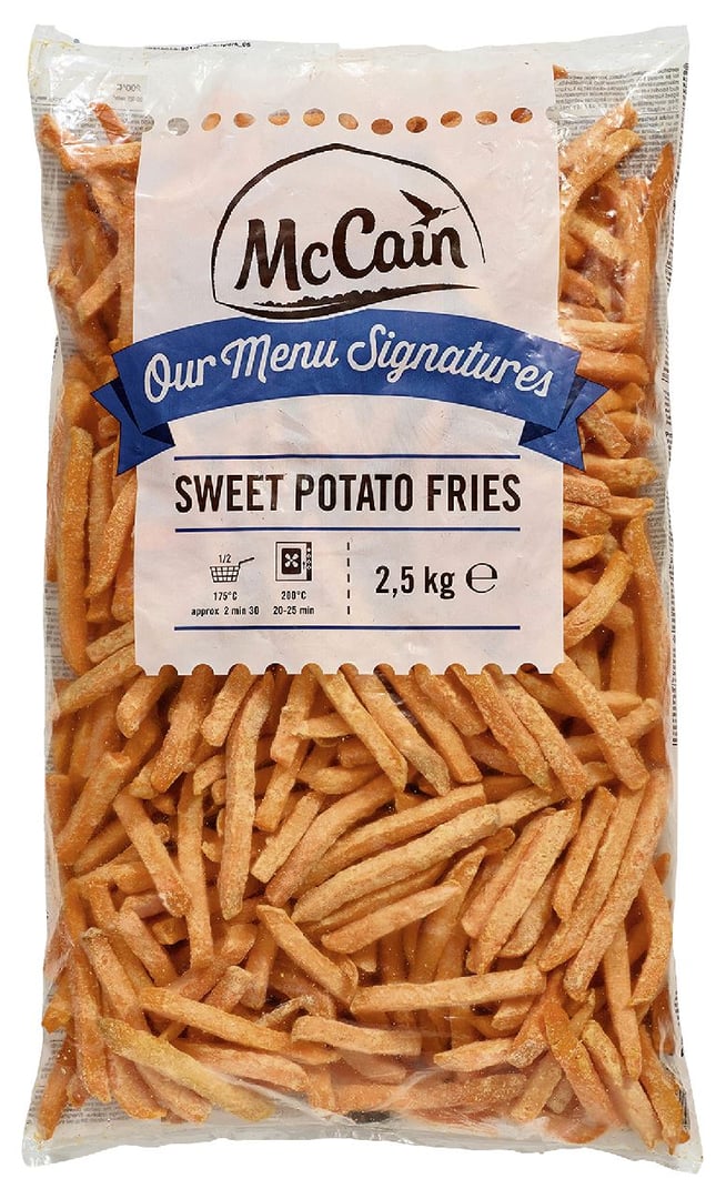 McCain - Sweet Potato Fries 11/11 tiefgefroren - 2,5 kg Beutel