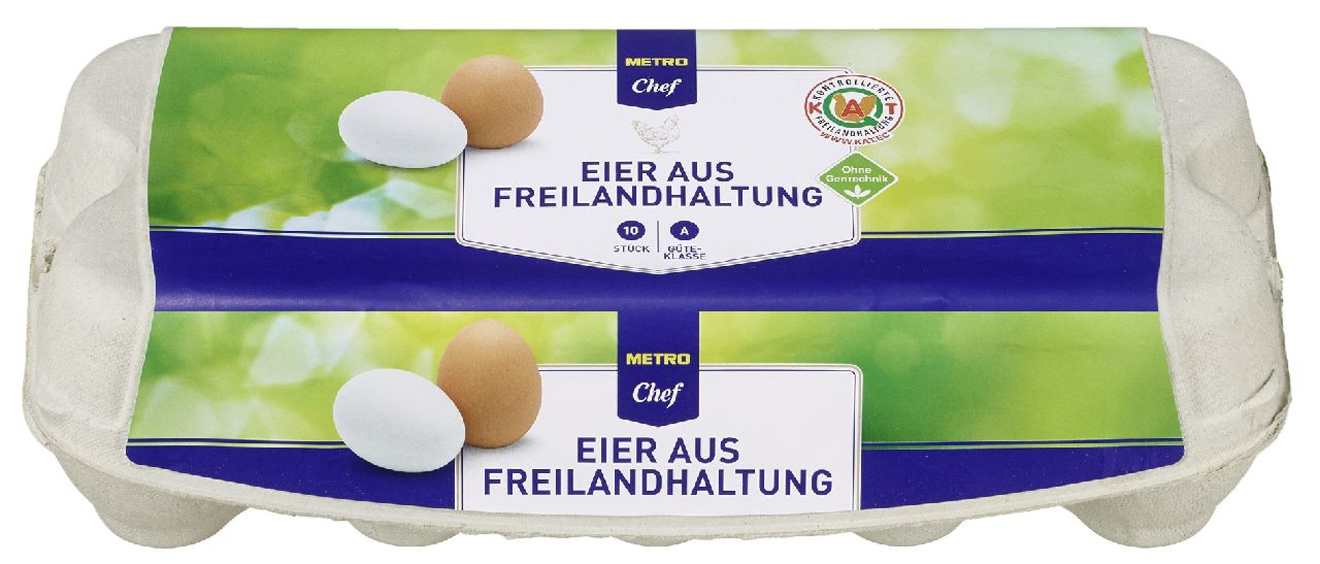 METRO Chef - Eier 10er Weiß/Brau Freiland