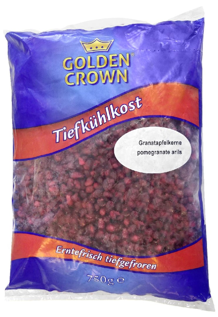 Golden Crown - Granatapfelkerne tiefgefroren - 750 g Packung