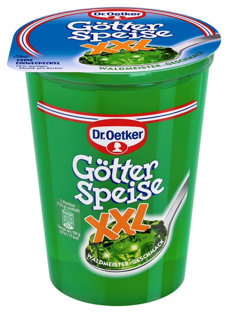 Dr. Oetker - Götterspeise XXL Waldmeister - 500 g Becher