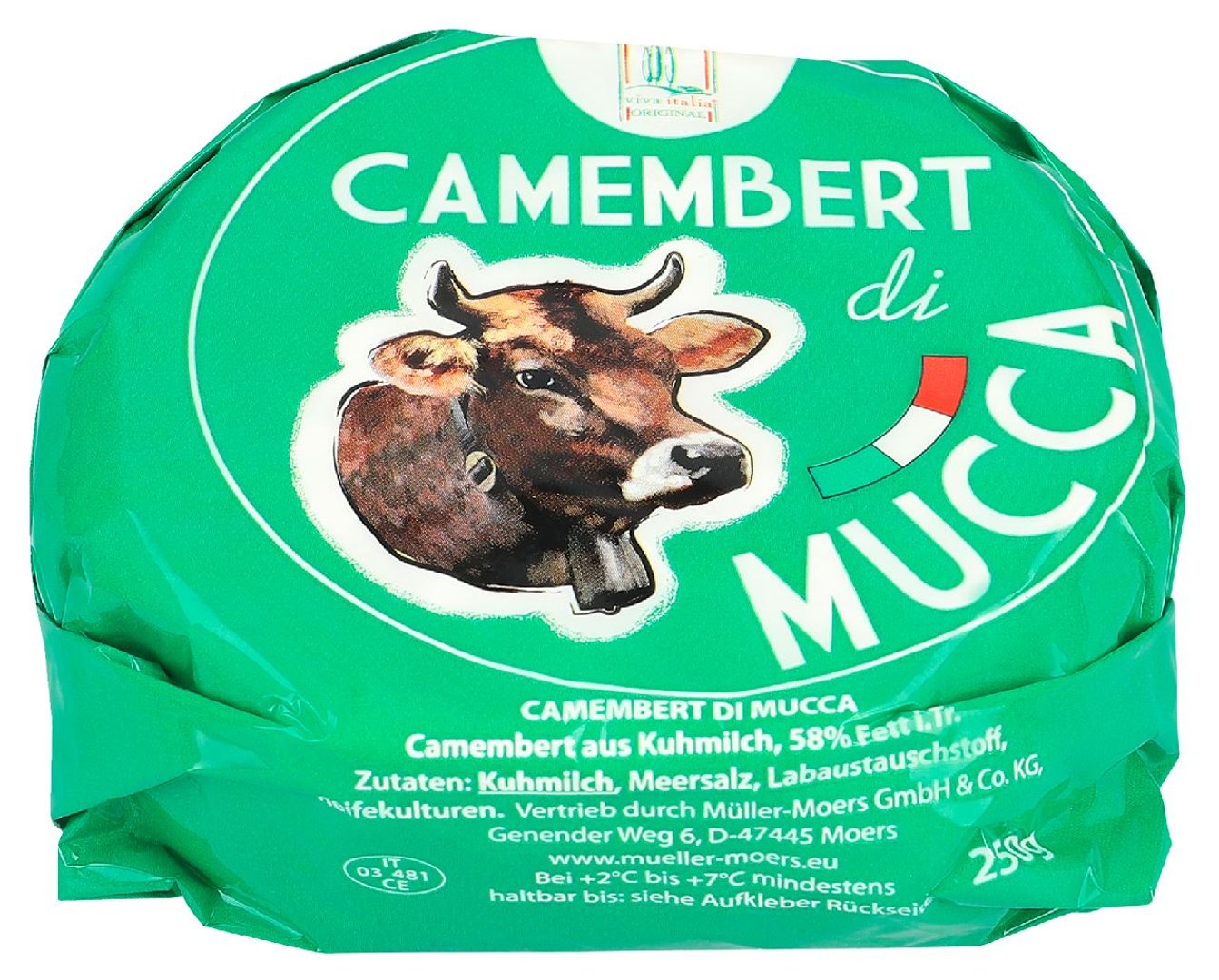viva italia - Camembert di Mucca 58% - 250 g Stück