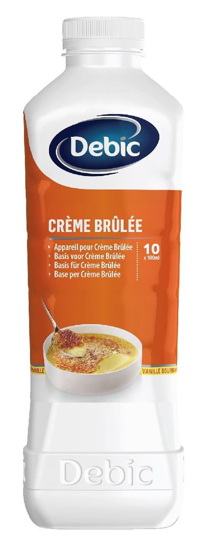 Debic - Crème Brûlée Dessertbasis gekühlt - 1 l Flasche