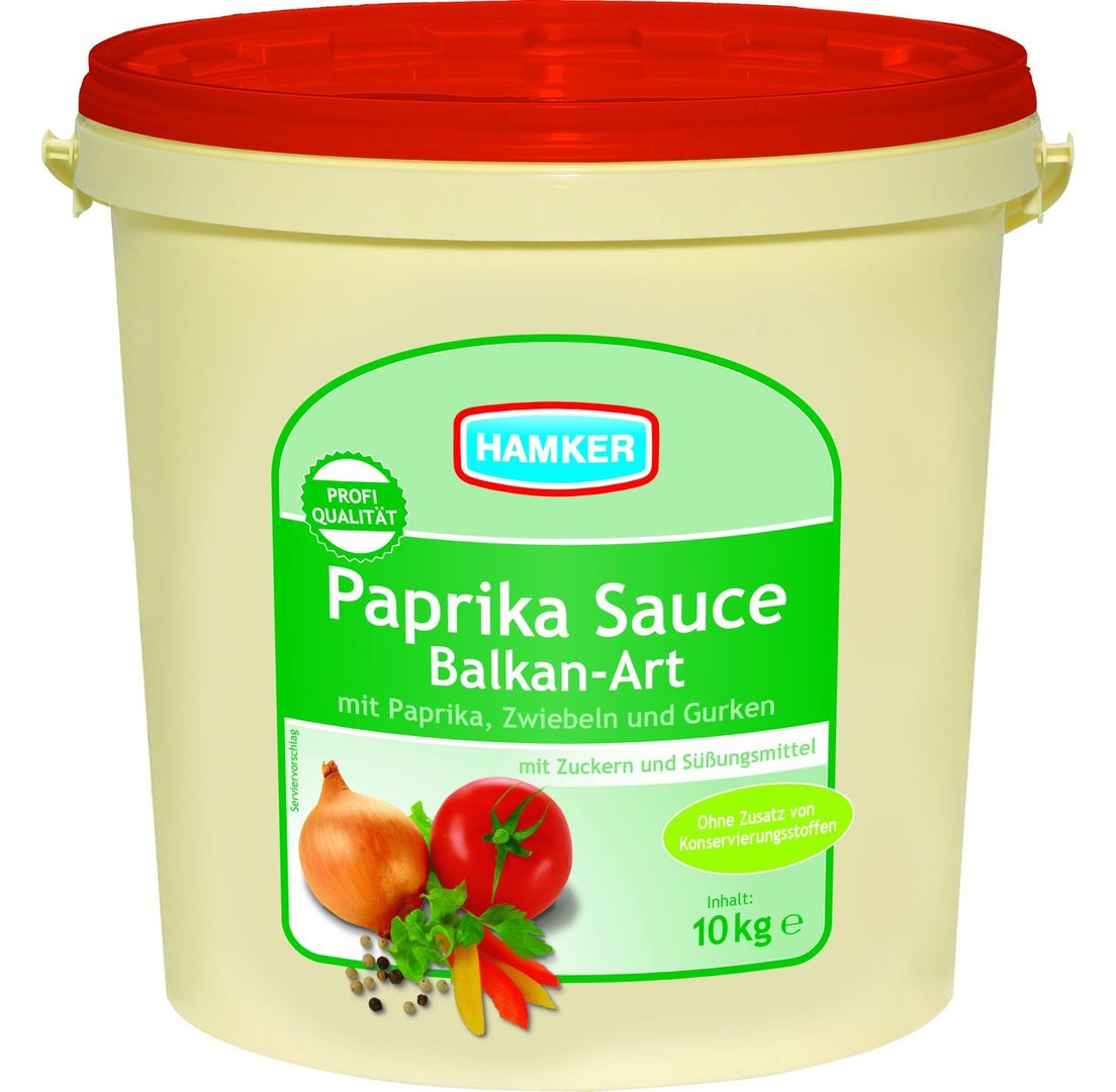 Hamker - Paprika Sauce Balkan Art - Zigeunersauce - 10,00 kg