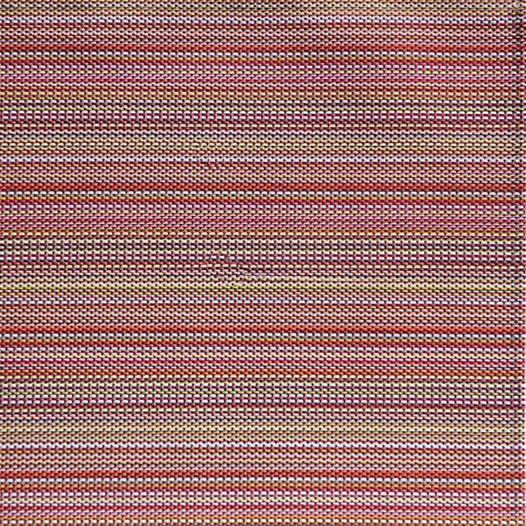 APS Tischset Feinband 45 x 33 cm, PVC, wasserfest, Lines Orange/Rot - Stück