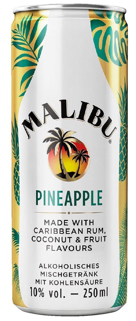 Malibu - Pineapple - 12 x 0,25 l Dosen