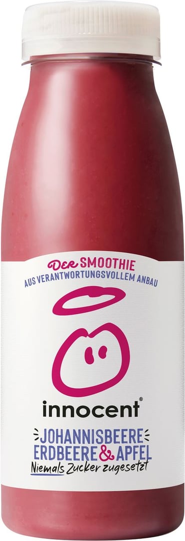 Innocent - Smoothie Berry Good, Johannisbeere, Erdbeere & Apfel, gekühlt - 250 ml Flasche