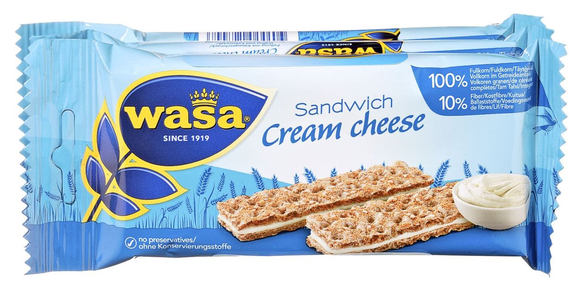 Wasa - Sandwich Käse 3 Stück á 30 g Packung