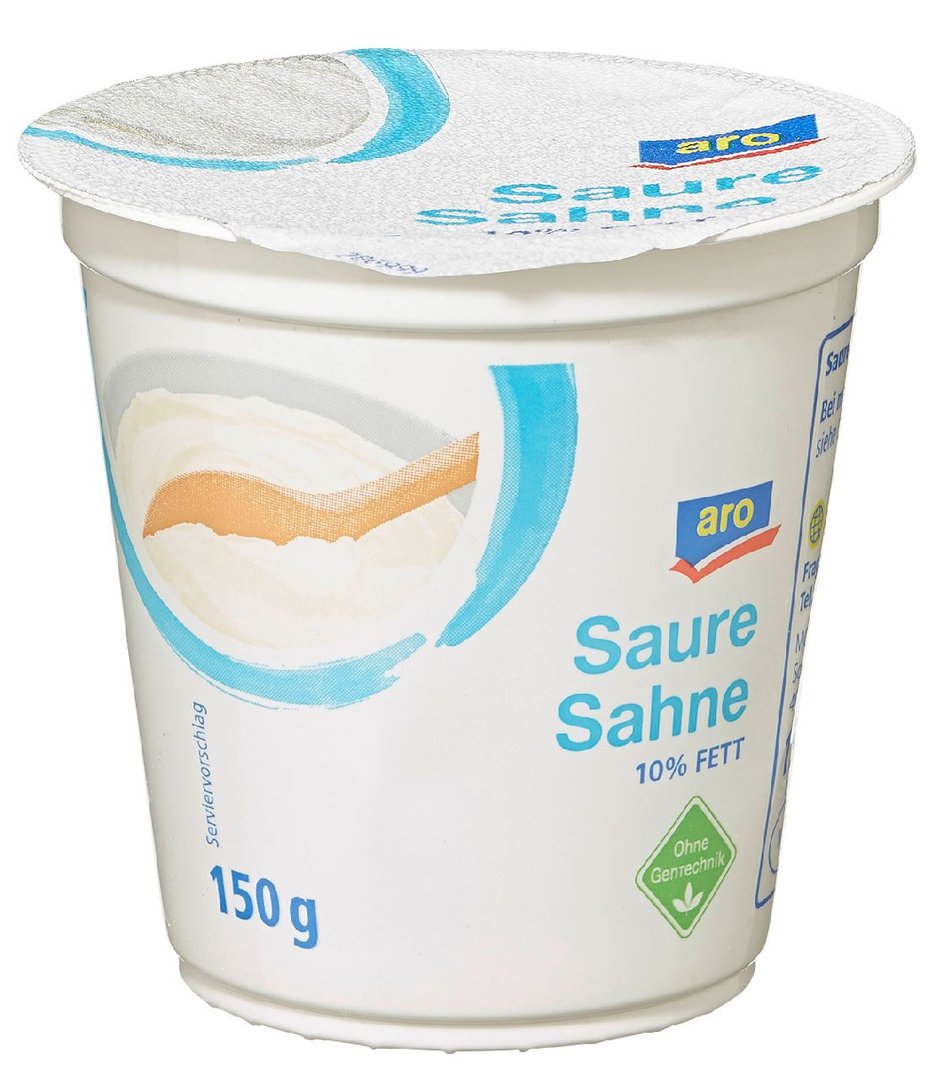 aro - Saure Sahne 10 % Fett 150 g Becher
