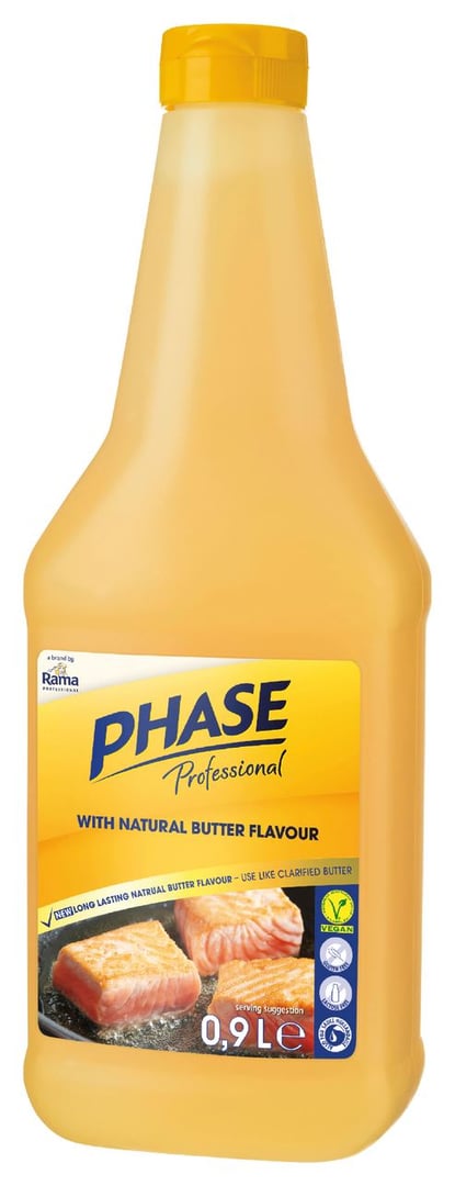 Phase - Pflanzenfett 99 % Fett, mit Butteraroma 900 ml Flasche
