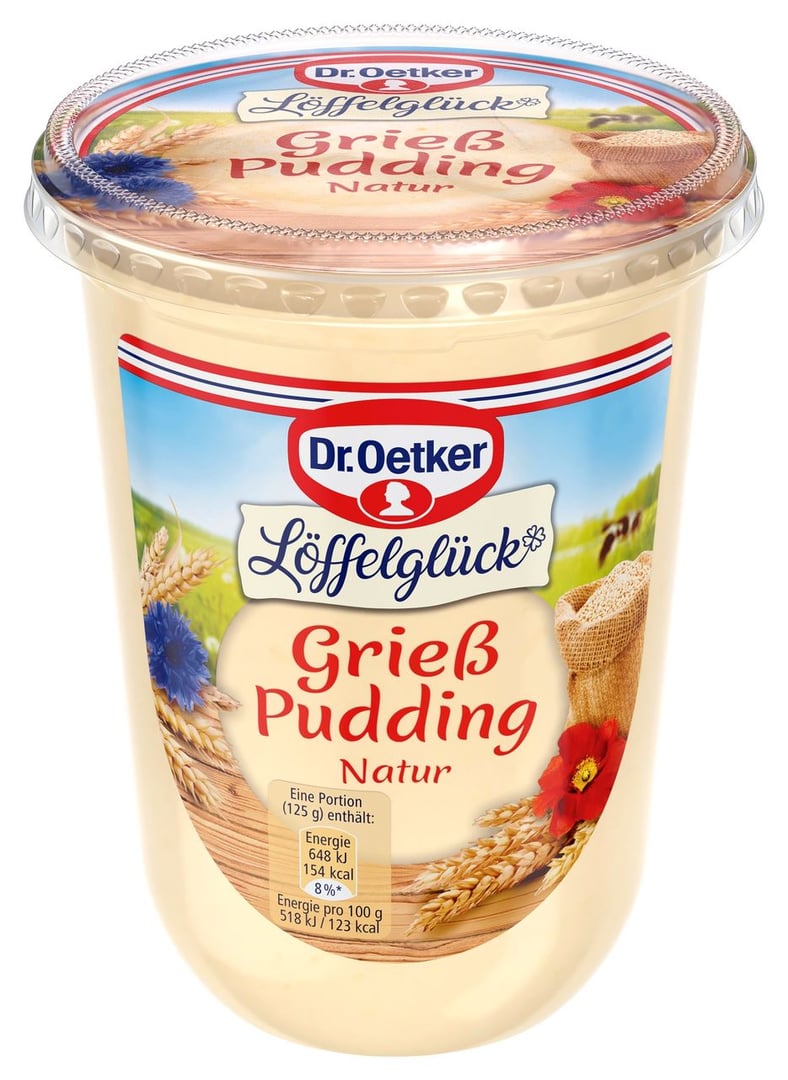 Dr. Oetker - Griespudding Natur - 500 g Becher