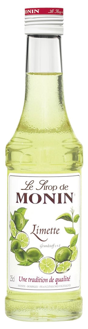 Monin - Sirup Limette Glas - 6 x 250 ml Flaschen