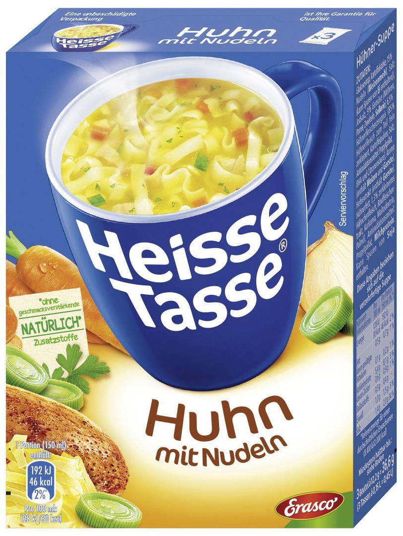 Heisse Tasse - Hühnersuppe - 450 ml Schachtel