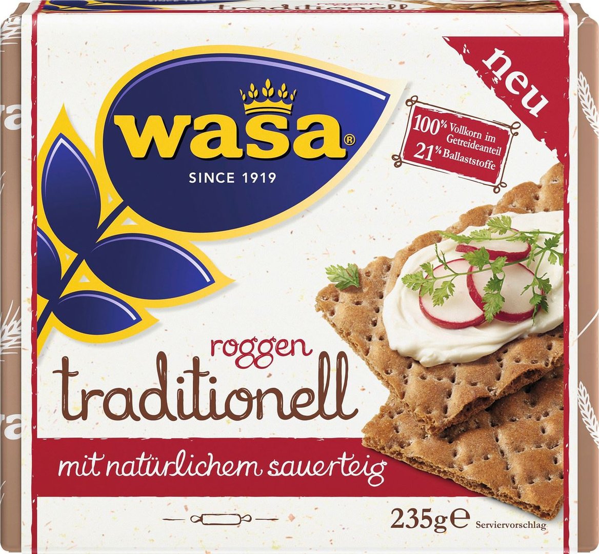 Wasa - Roggen Traditionell - 1 x 235 g