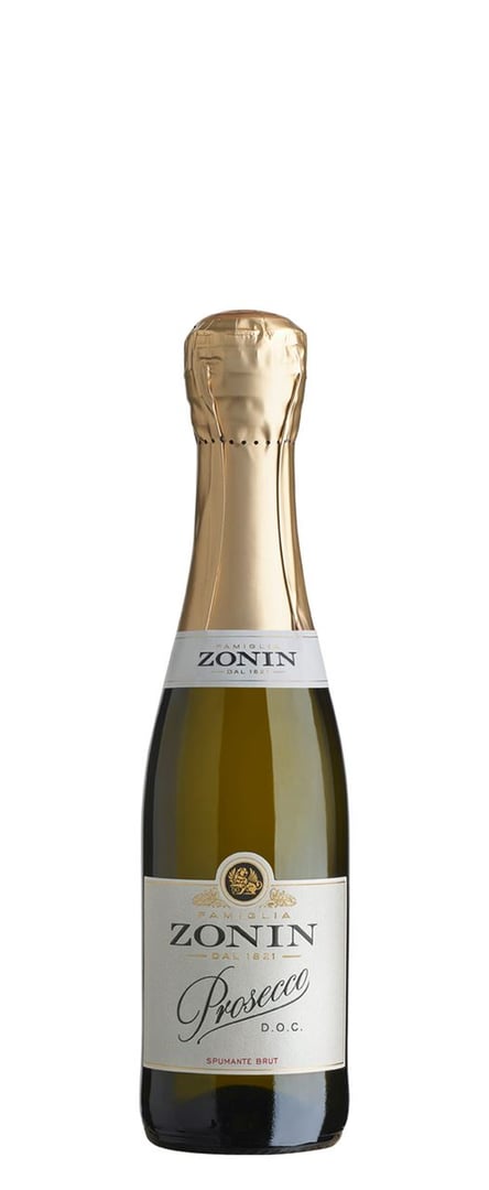 Zonin - Prosecco Spumante Brut trocken 12 x 0,2 l Flaschen
