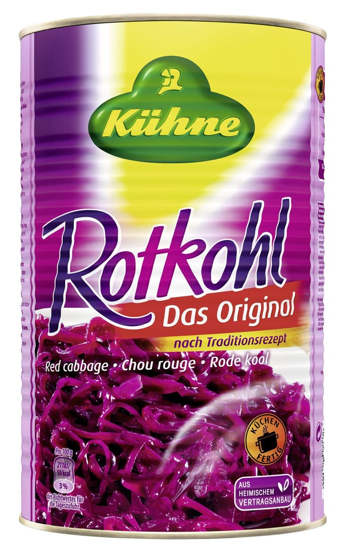 Kühne - Rotkohl Original - 4,71 l Dose