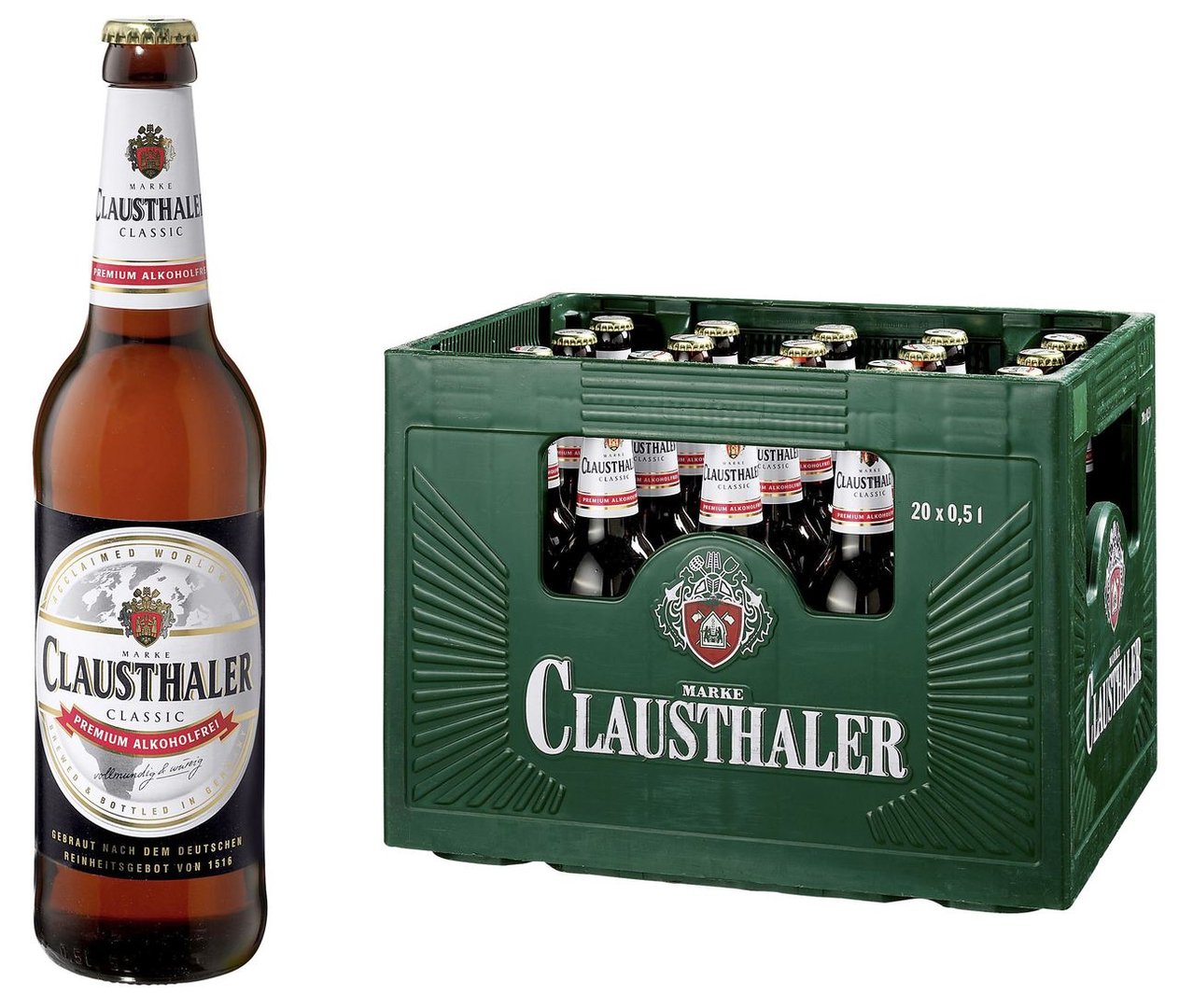 Clausthaler - Classic Alkoholfrei 20 x 0,5 l Flaschen