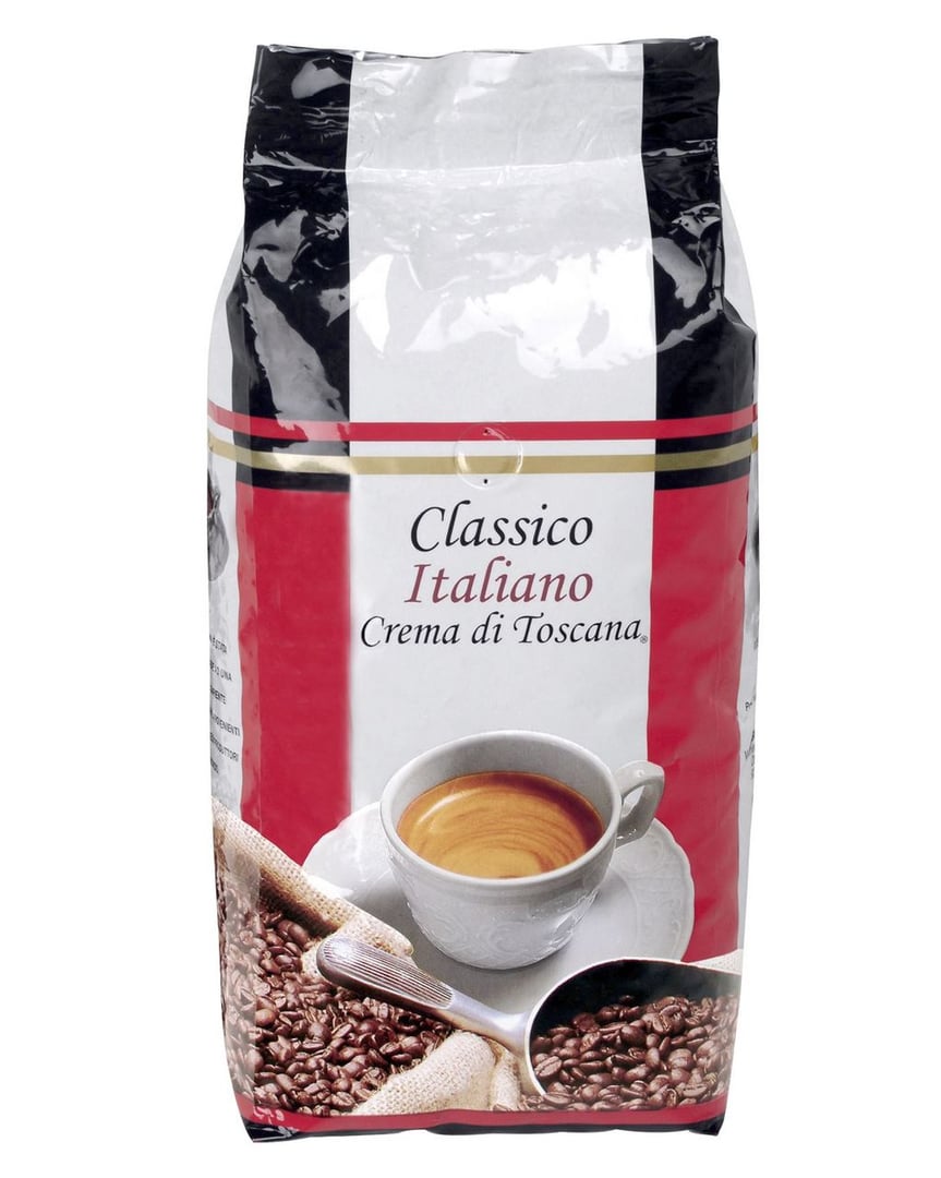 Gullo Espressokaffee Classico Italiano Crema Di Toscana - 1,00 kg Packung