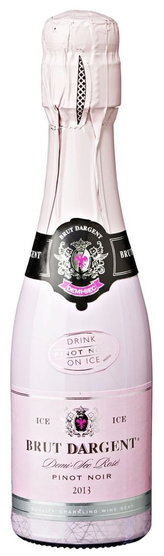 Brut Dargent - Ice Rose Pinot Noir Sekt halbtrocken 6 x 0,2 l Flaschen