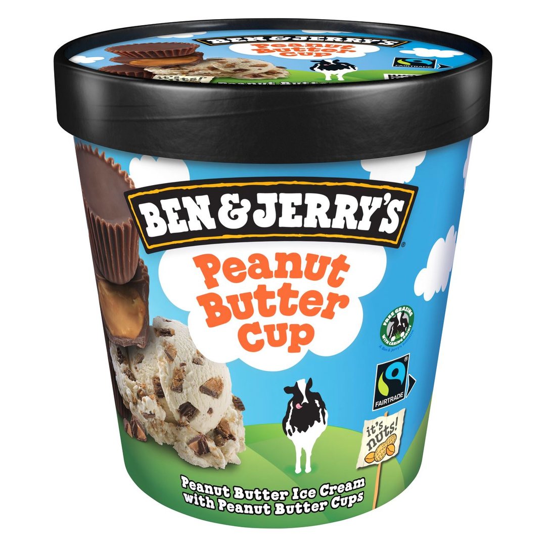Ben & Jerry's Eiscreme Peanut Butter Cup tiefgefroren - 465 ml Becher