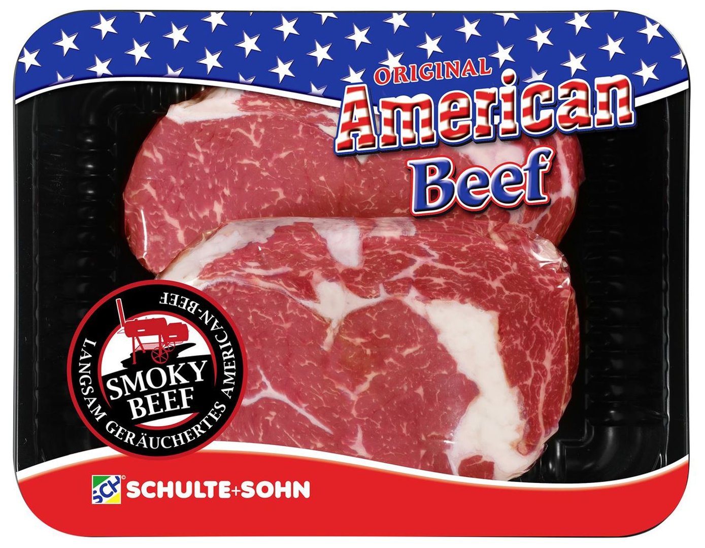 Schulte & Sohn - US Beef Smoky Entrecôte vorgefreift, am Stück, vak.-verpackt je kg