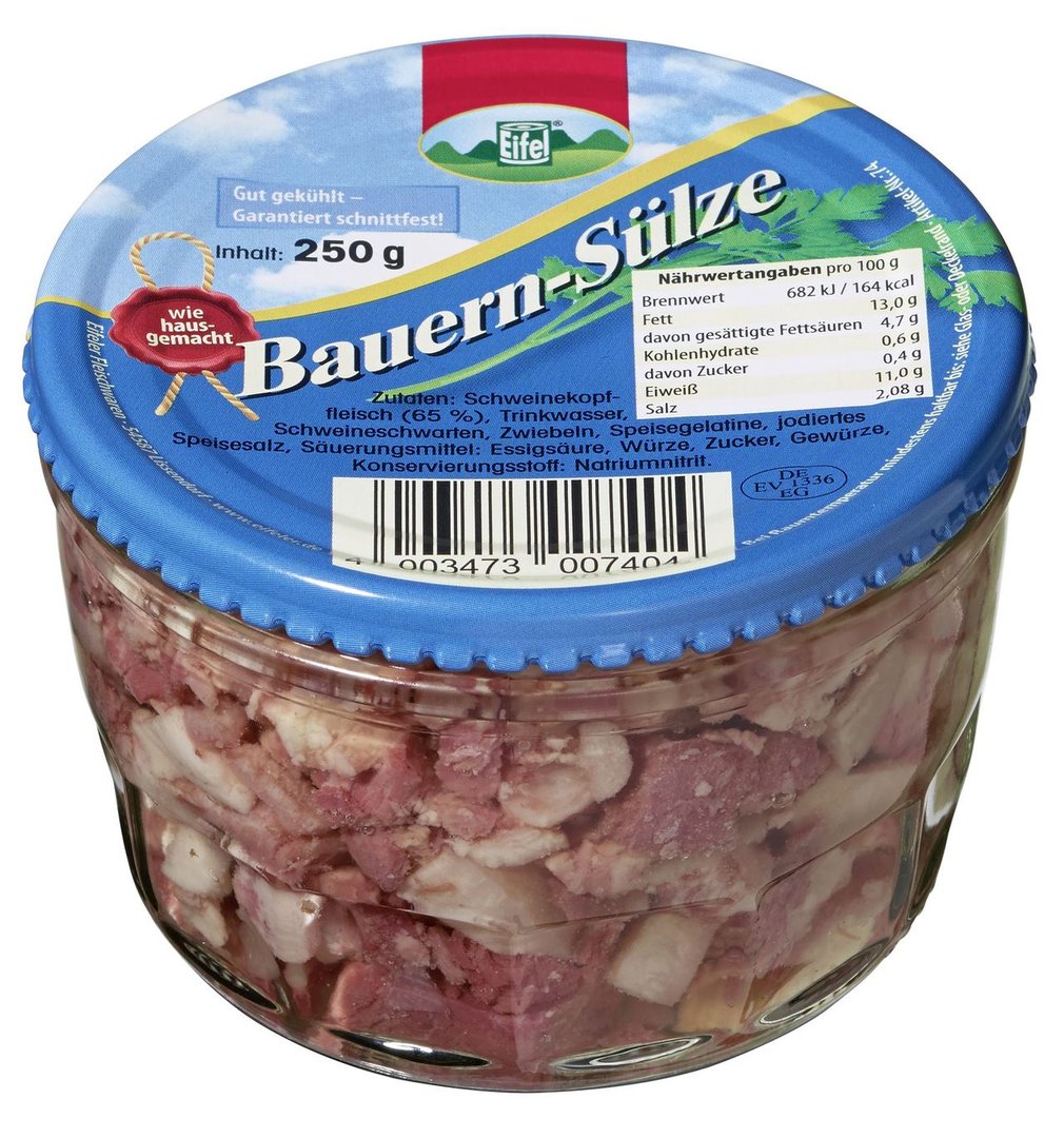 Eifeler - Bauernsülze aus Schweinefleisch - 250 g Glas