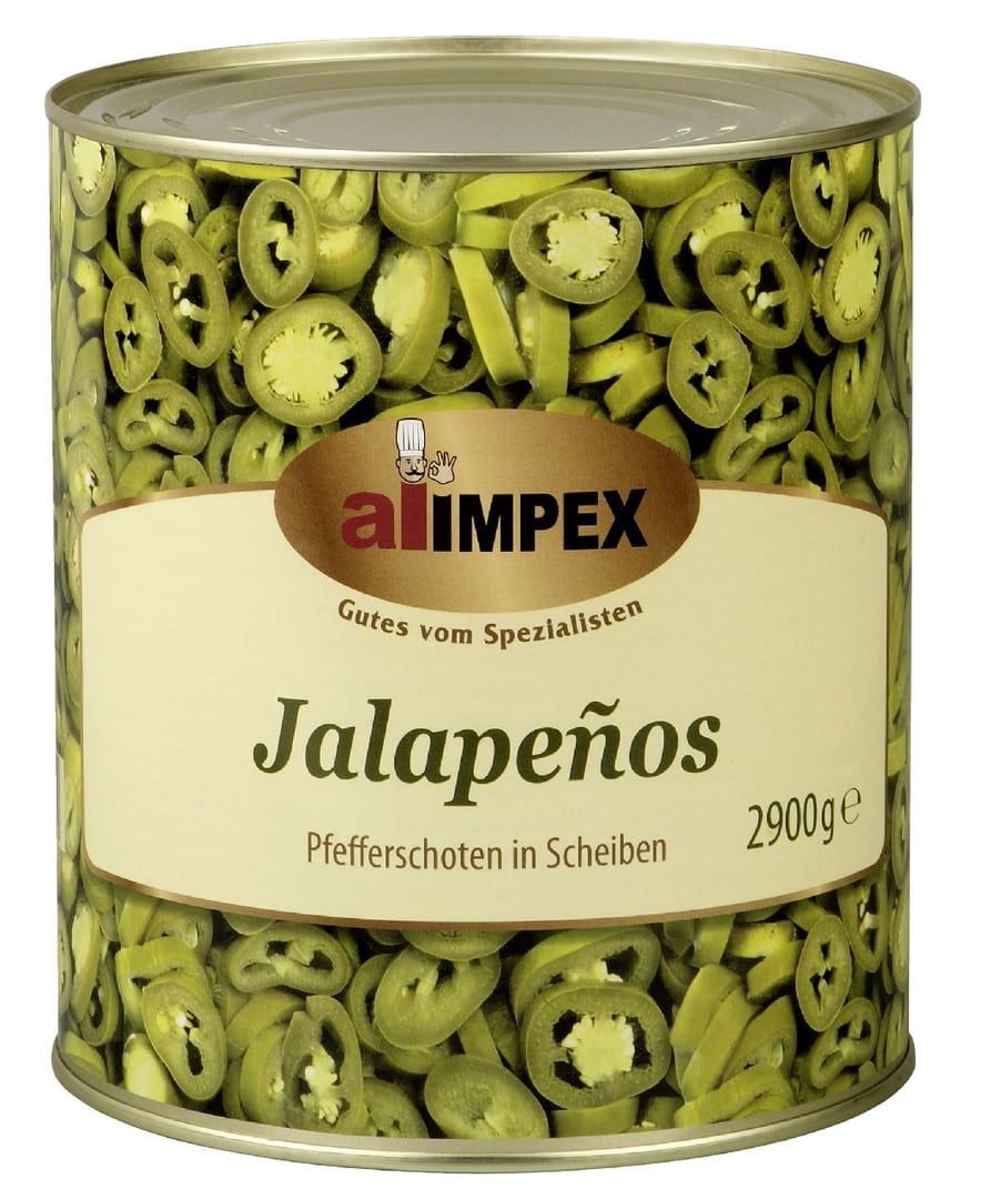 Alimpex - Jalapenos Pfefferschoten - 2,90 kg Karton