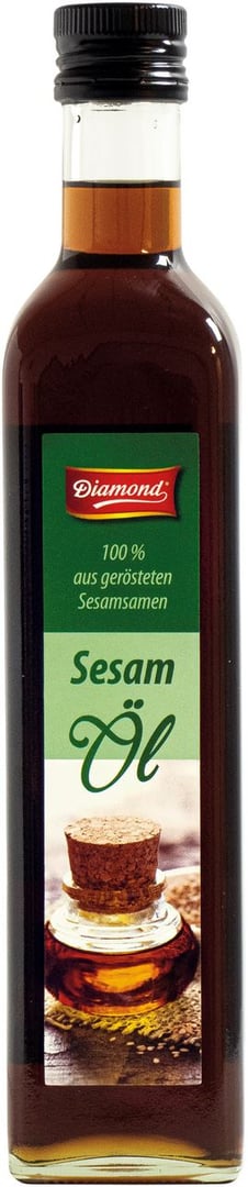 Diamond - Sesamöl 100 % aus gerösteter Sesamsaat 500 ml Flasche