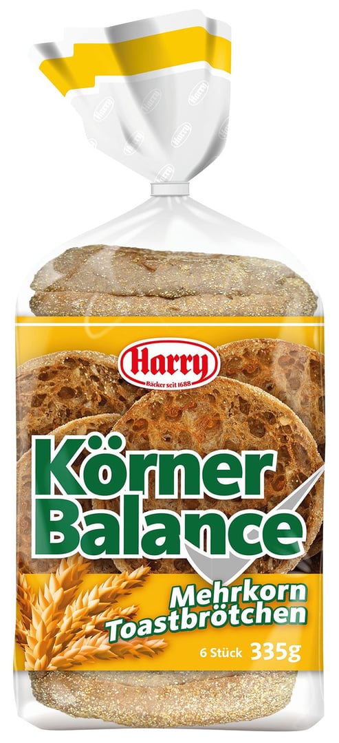 Harry - Toastbrötchen Körner Balance - 335 g Beutel