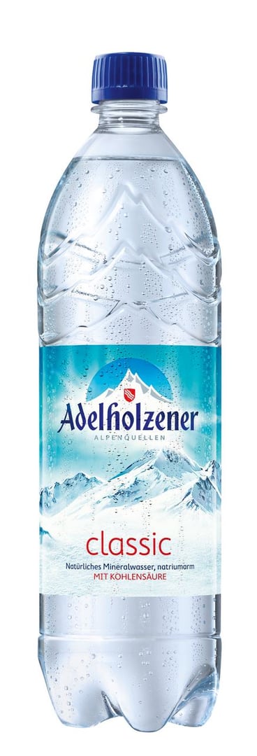 Adelholzener - Mineralwasser Classic Einweg 1 l Flasche