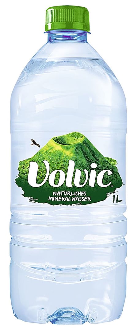 Volvic - Natürliches Mineralwasser Naturell 192 x 1 l Flaschen