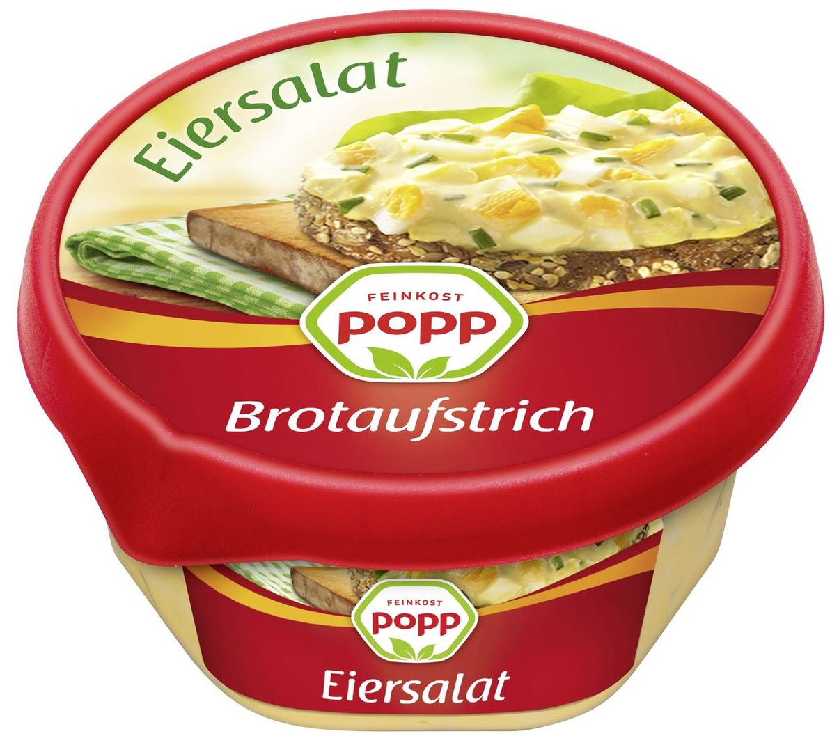 Popp - Brotaufstrich Eiersalat 57 % Eier (aus Bodenhaltung) 150 g Becher