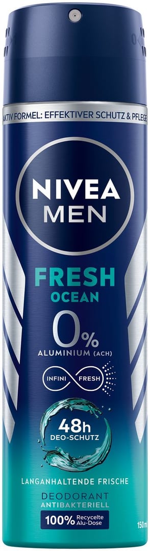 Nivea Deo Spray Men Fresh Ocean - 150 ml Dose