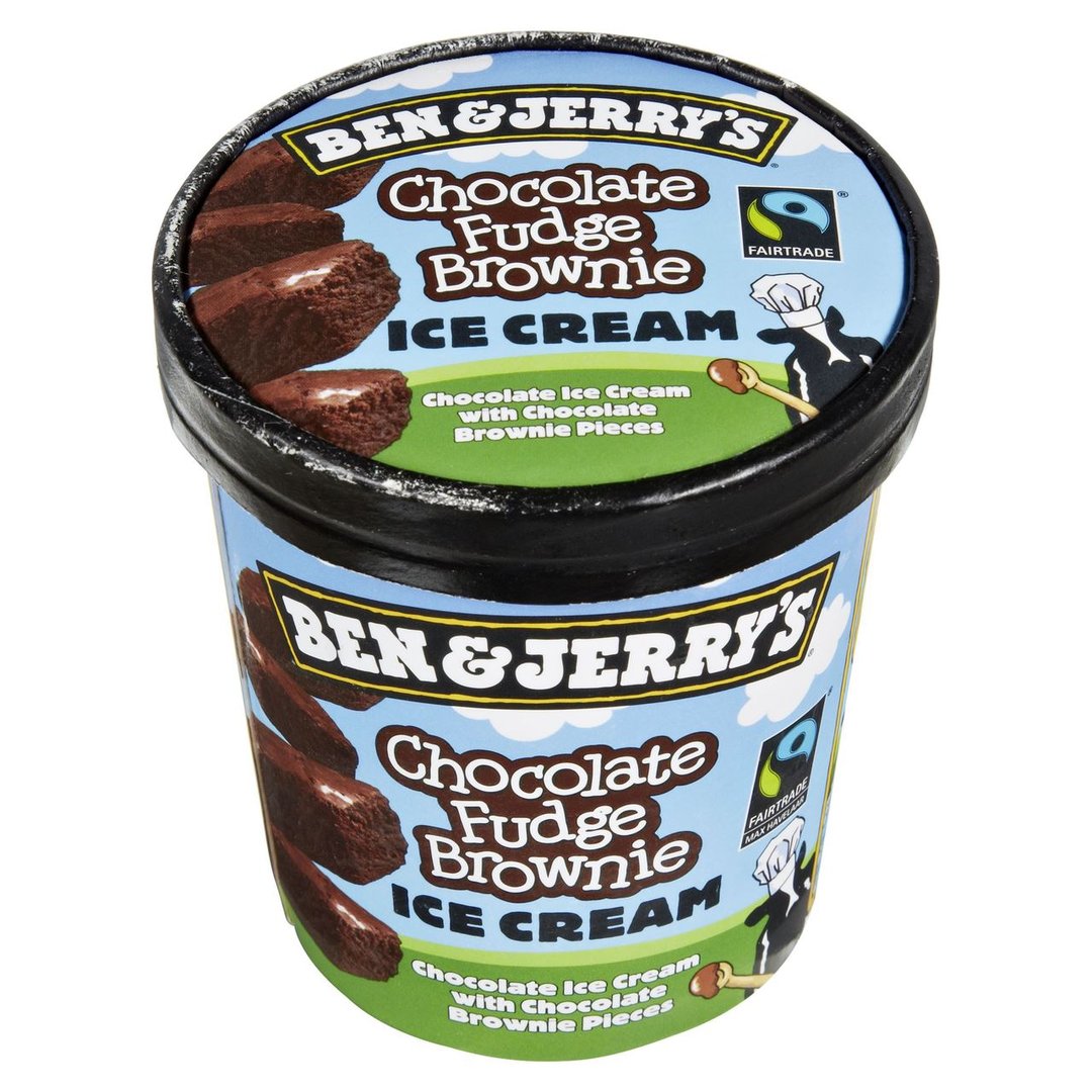 Ben & Jerry's Eiscreme Chocolate Fudge Brownie tiefgefroren - 465 ml Becher