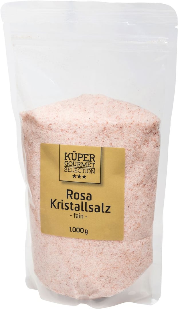 Küper Rosa Kristallsalz, fein - 1 kg Beutel