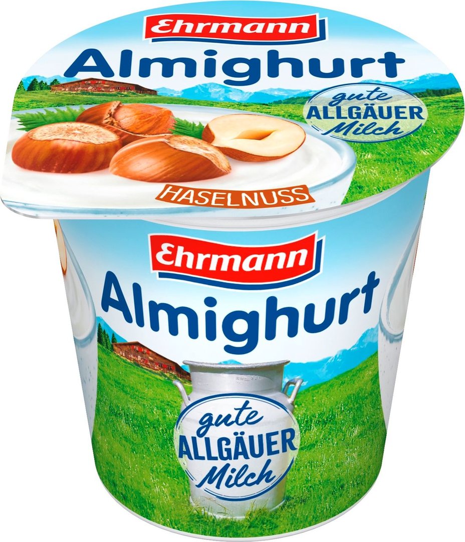 Almighurt - Fruchtjoghurt Haselnuss 3,8 % Fett gekühlt - 150 g Becher